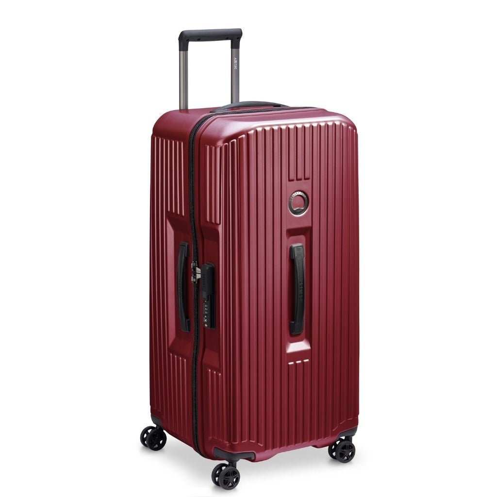 Delsey Securitime ZIP 80cm Truck Suitcase - Red | ON Sale - Love Luggage