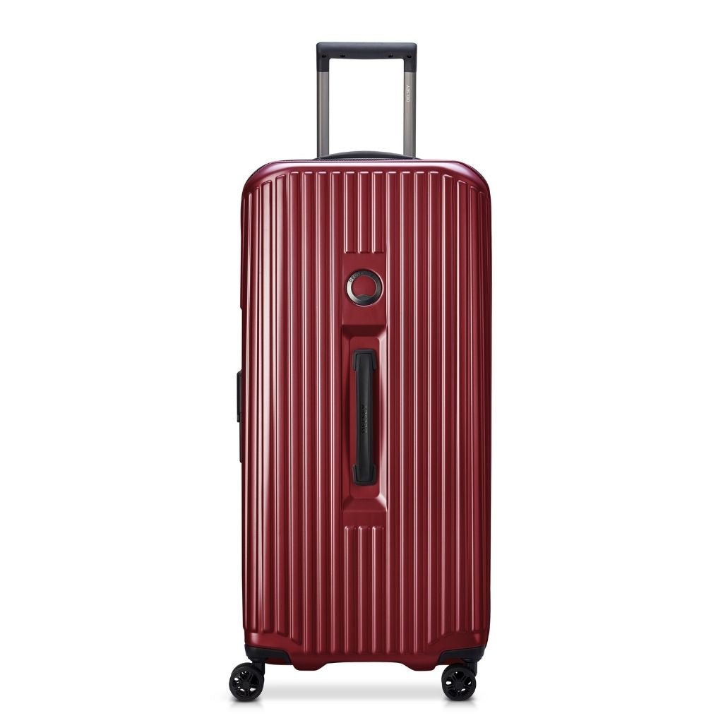 Delsey Securitime ZIP 80cm Truck Suitcase - Red - Love Luggage