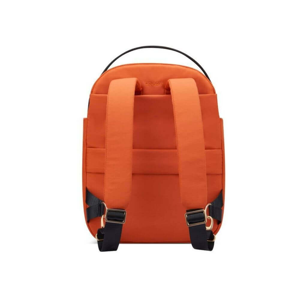 Delsey Securstyle 13.3” Laptop Backpack Orange On Sale Free