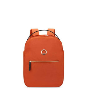 Delsey Securstyle 13.3” Laptop Backpack - Orange - Love Luggage