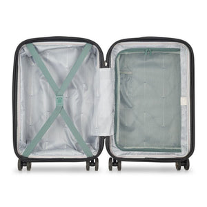 Delsey Shadow 55cm Expandable Carry On Luggage - Green - Love Luggage