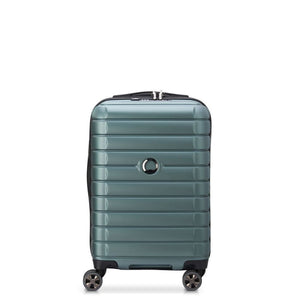 Delsey Shadow 55cm Expandable Carry On Luggage - Green - Love Luggage