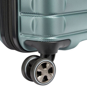 Delsey Shadow 55cm Expandable Carry On Luggage - Green - Love Luggage