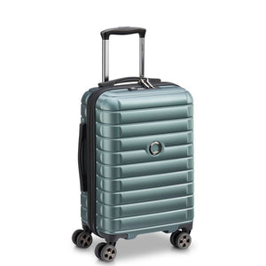 Delsey Shadow 55cm Expandable Carry On Luggage - Green - Love Luggage