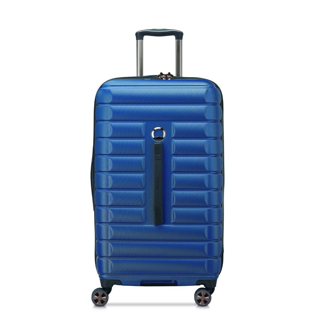 Delsey Shadow 73cm Large Trunk - Blue - Love Luggage