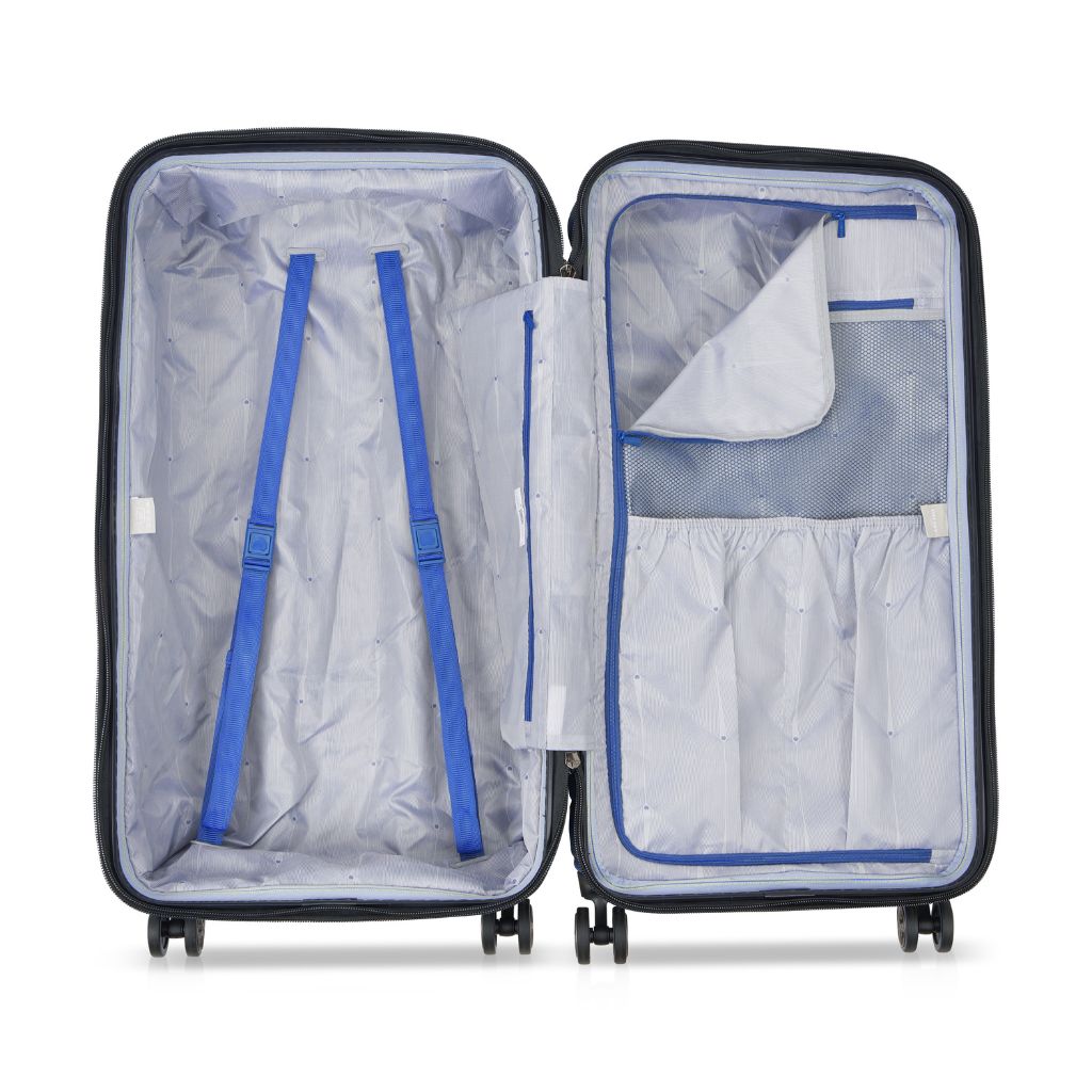 Delsey Shadow 73cm Large Trunk - Blue - Love Luggage