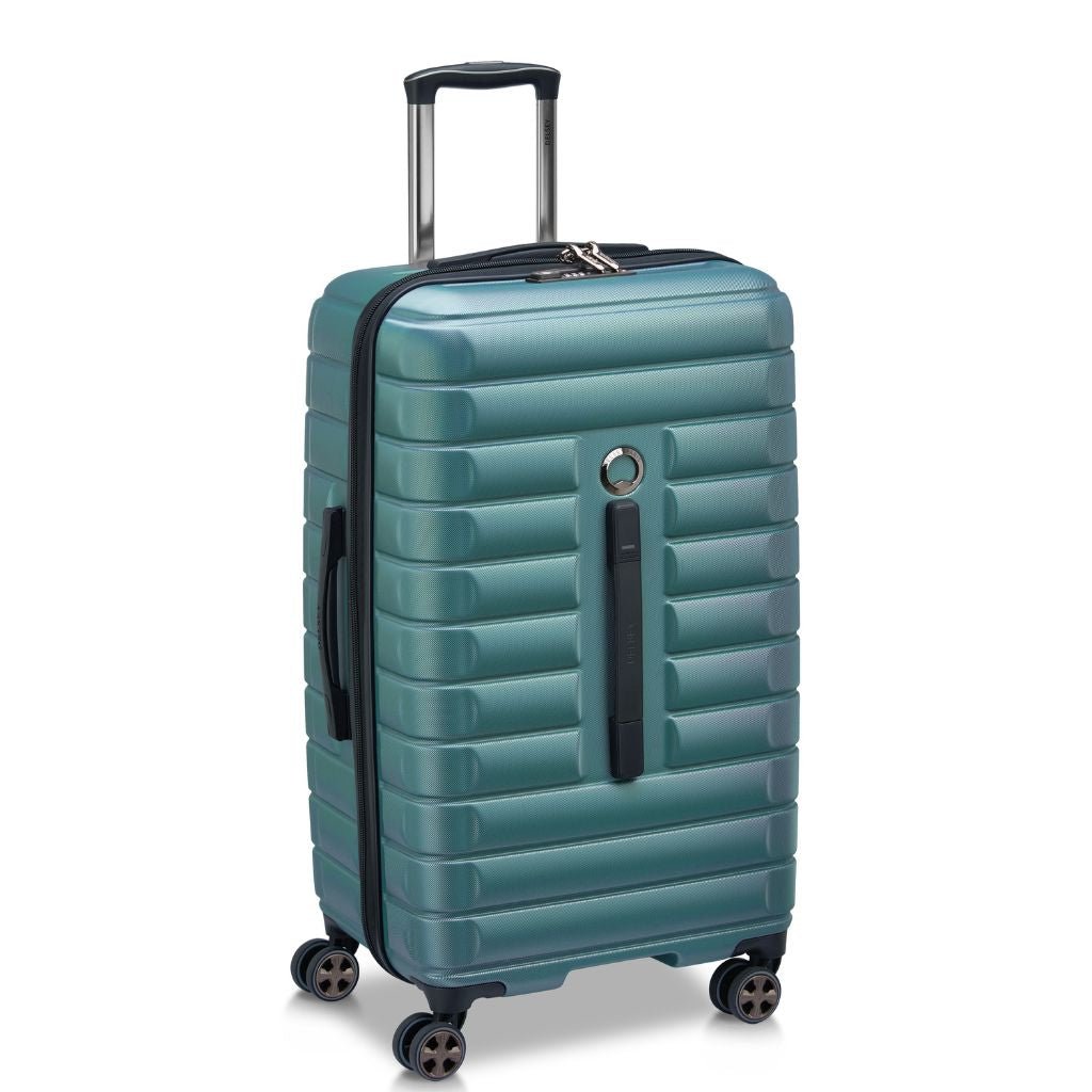 Delsey Shadow 75cm Expandable Large Luggage Blue On Sale today Love Luggage