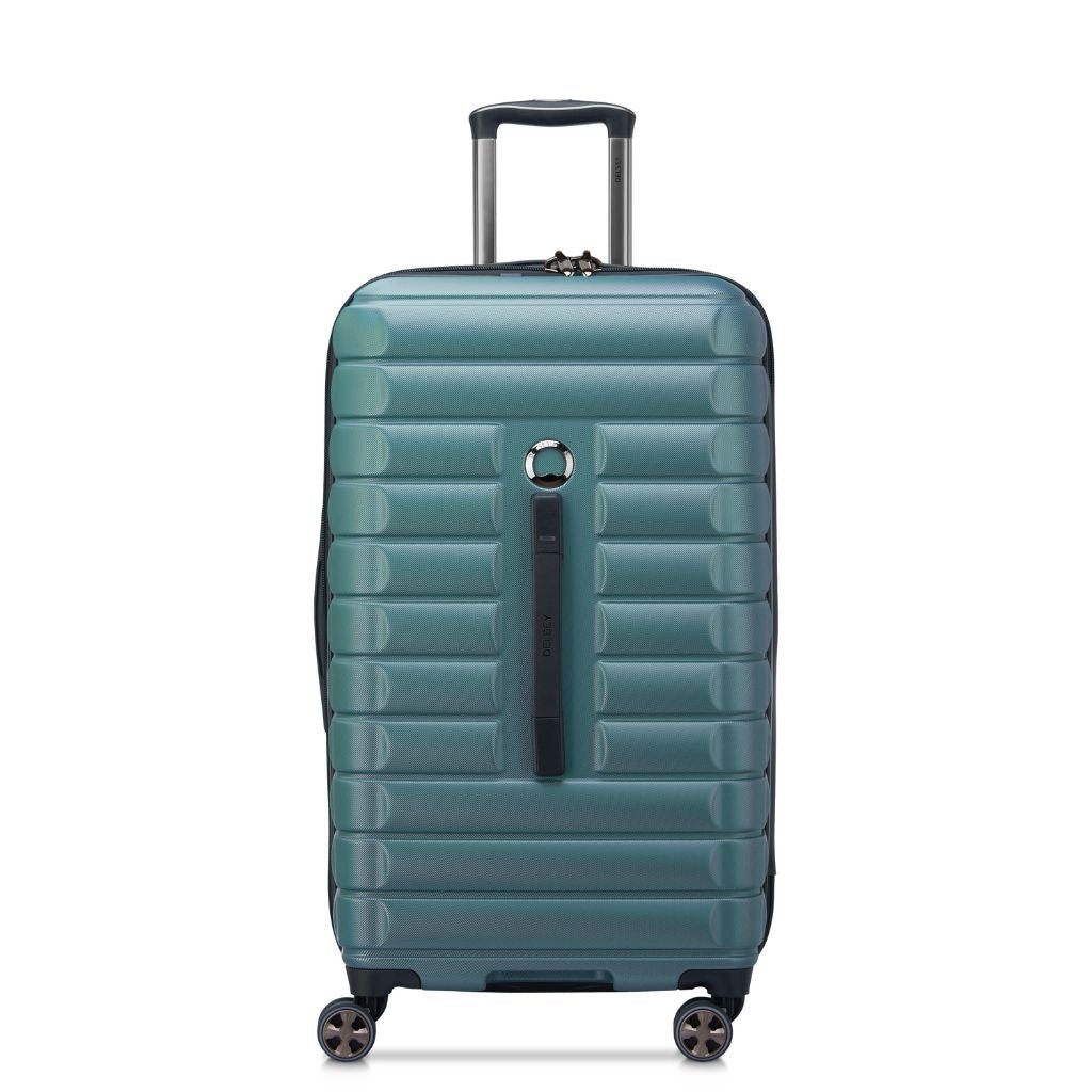Delsey Shadow 73cm Large Trunk - Green - Love Luggage