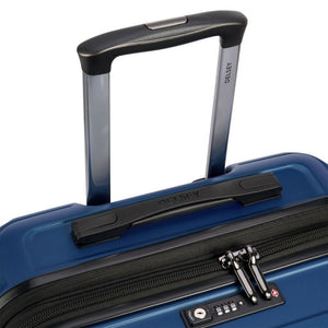 Delsey Shadow 75cm Expandable Large Luggage - Blue - Love Luggage