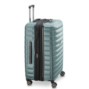 Delsey Shadow 75cm Expandable Large Luggage - Green - Love Luggage