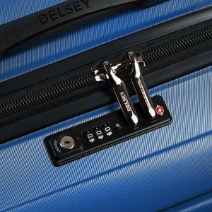 Delsey Shadow 80cm Large Trunk - Blue - Love Luggage