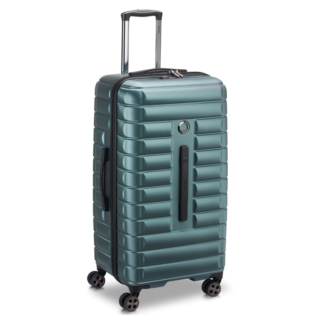 Delsey Shadow 80cm Large Trunk - Green - Love Luggage