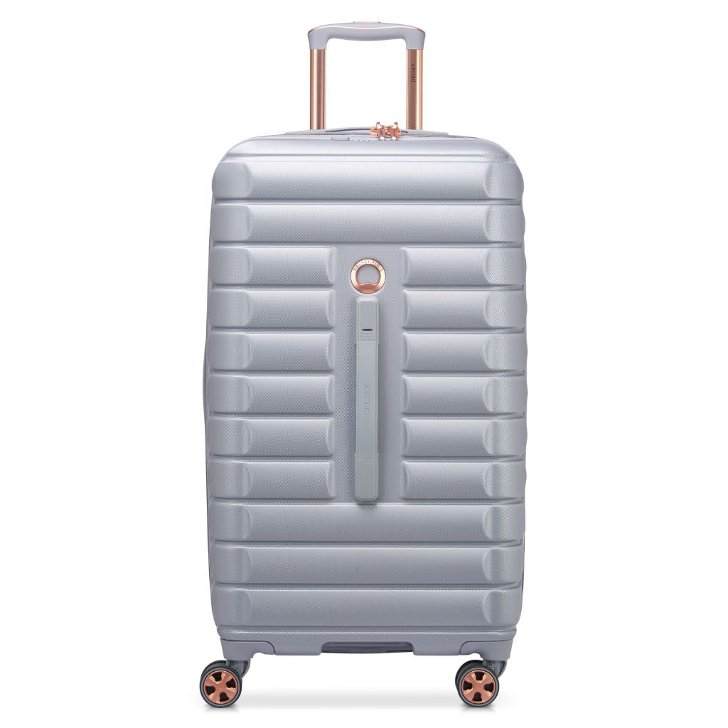 Delsey Shadow 80cm Large Trunk - Platinum - Love Luggage