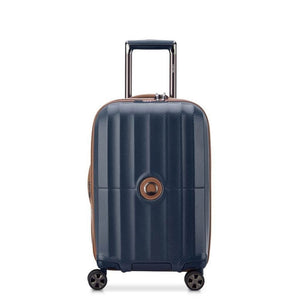 Delsey St Tropez 55cm Expandable Carry On Luggage - Navy - Love Luggage