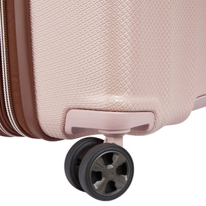 Delsey St Tropez 67cm Expandable Medium Luggage - Pink - Love Luggage