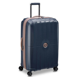 Delsey St Tropez 77cm Expandable Large Luggage - Navy - Love Luggage