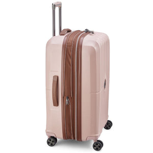 Delsey St Tropez 77cm Expandable Large Luggage - Pink - Love Luggage