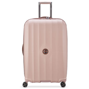 Delsey St Tropez 77cm Expandable Large Luggage - Pink - Love Luggage