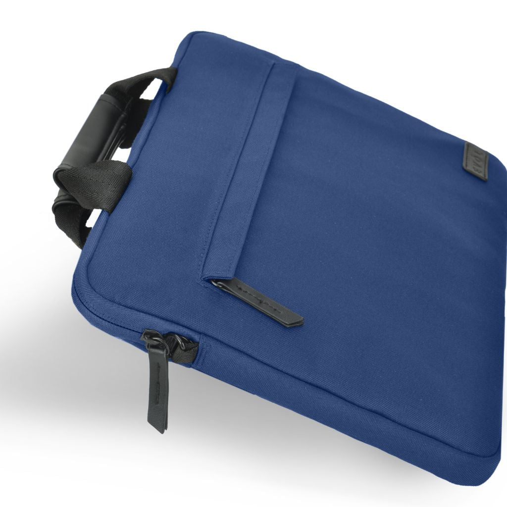 Evol 14.1″ Slim Laptop Brief - Recycled Material - Navy - Love Luggage