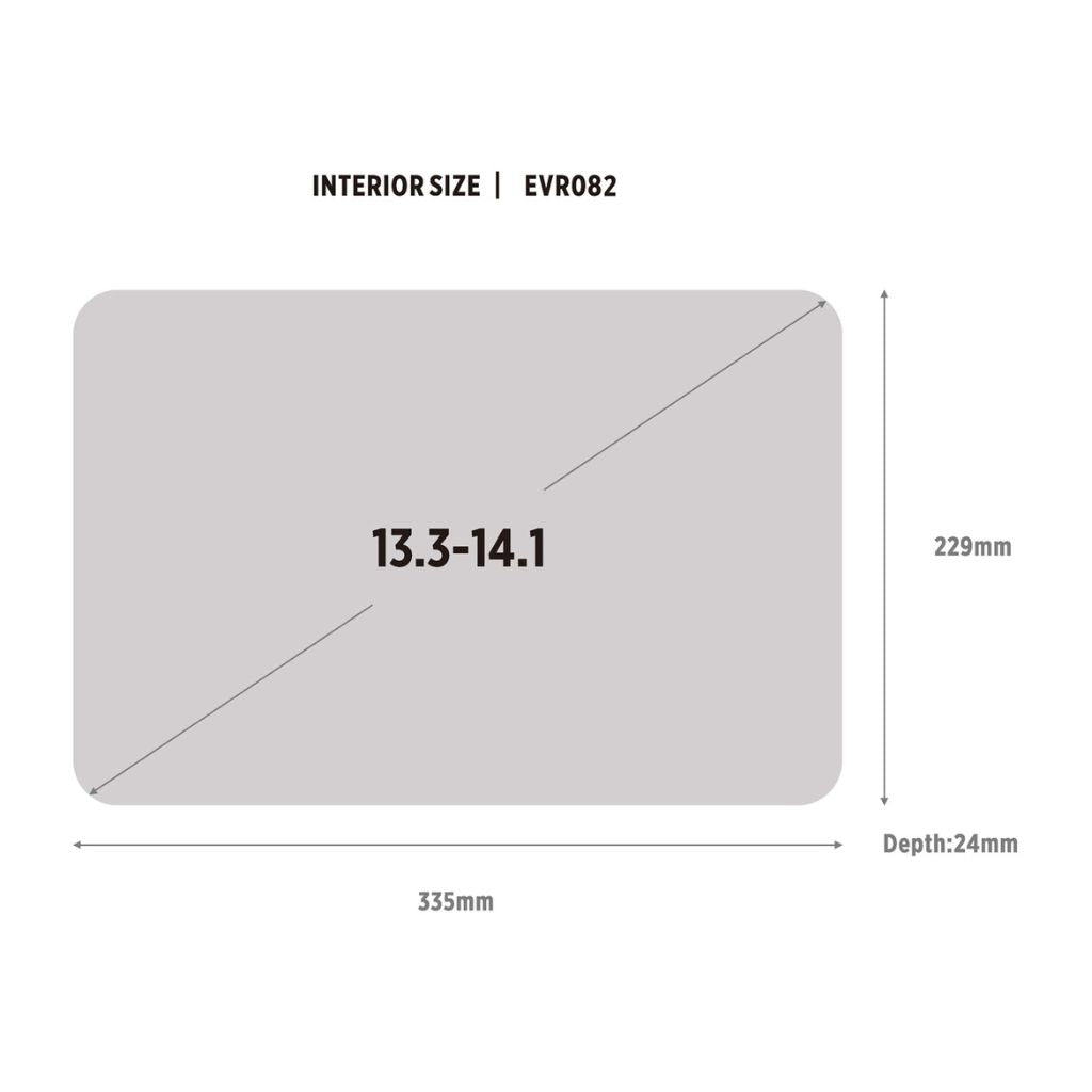 Evol 14.1″ Slim Laptop Brief - Recycled Material - Olive - Love Luggage