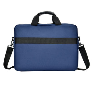 Evol 15.6″ Laptop Brief Shoulder Bag - Recycled Material - Navy - Love Luggage