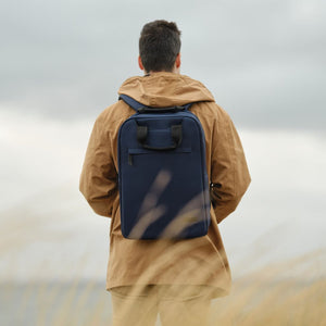 Evol - 15.6" Laptop Recycled Business backpack - Navy - Love Luggage