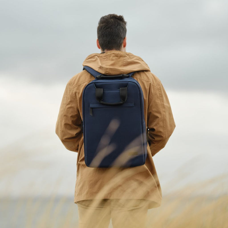 Evol - 15.6" Laptop Recycled Business backpack - Navy - Love Luggage