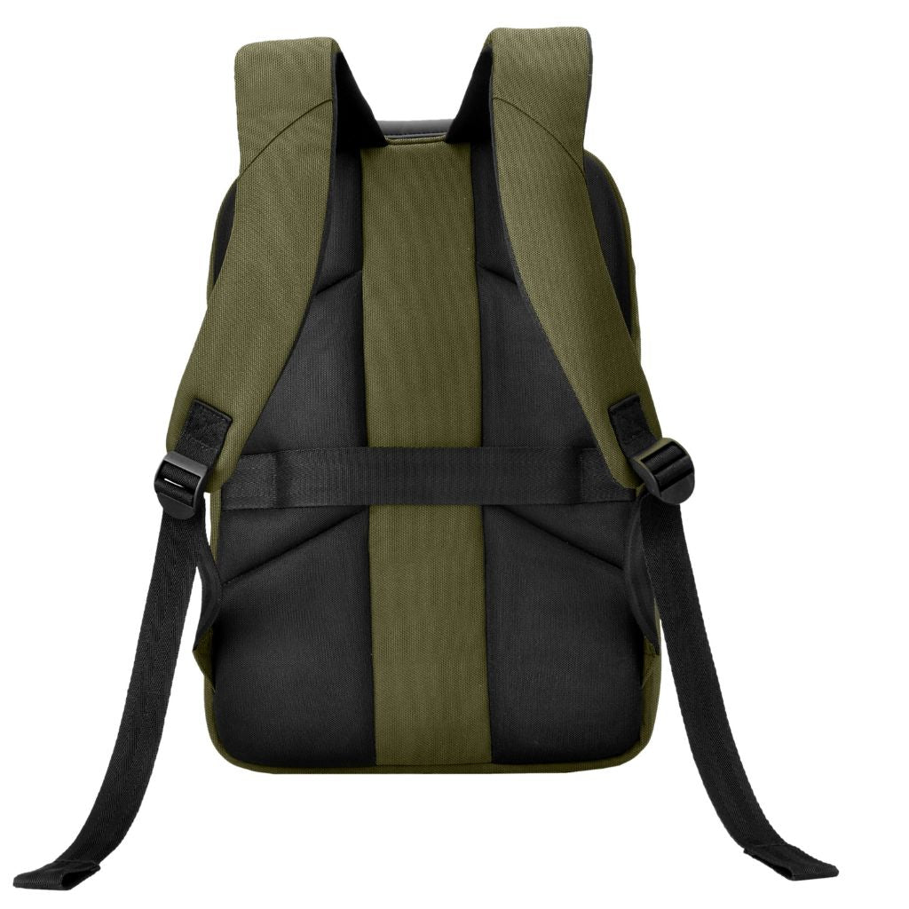 evol mini backpacker Evol - 15.6" Laptop Recycled Business backpack - Olive | Free Shipping