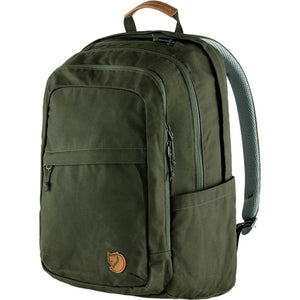 Fjallraven 15" Raven 28L Backpack - Dark Olive - Love Luggage