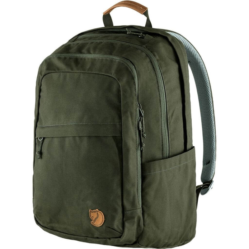 Fjallraven 15" Raven 28L Backpack - Dark Olive - Love Luggage