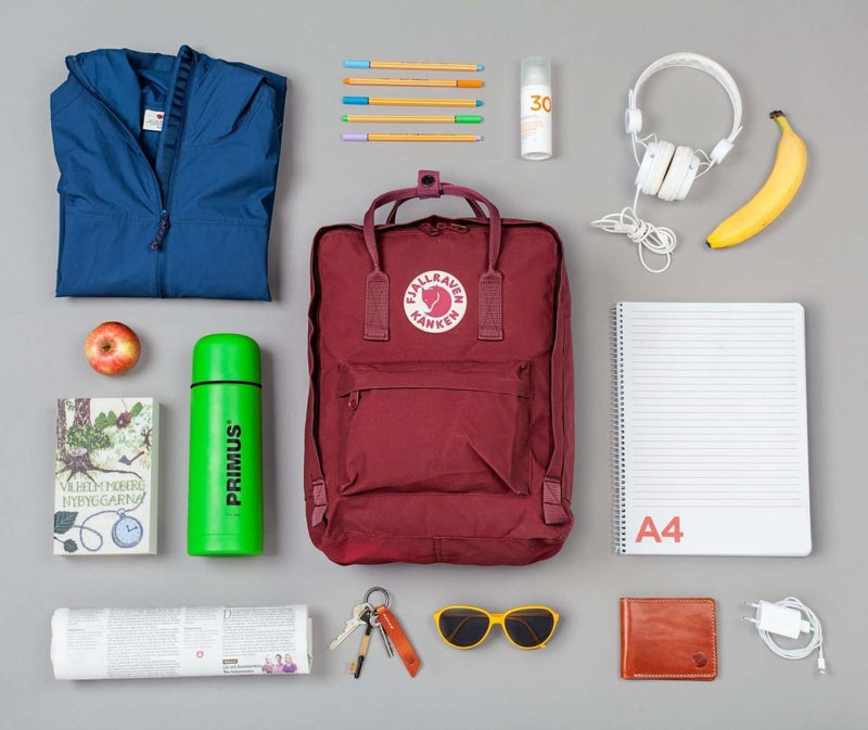 Fjallraven RE - KÅNKEN Backpack Black - Love Luggage