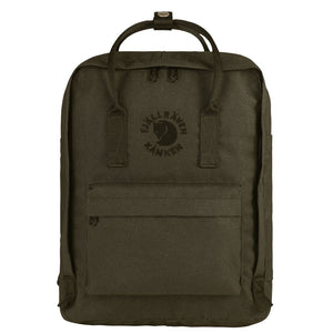 Fjallraven RE-KÅNKEN Backpack Dark Olive - Love Luggage