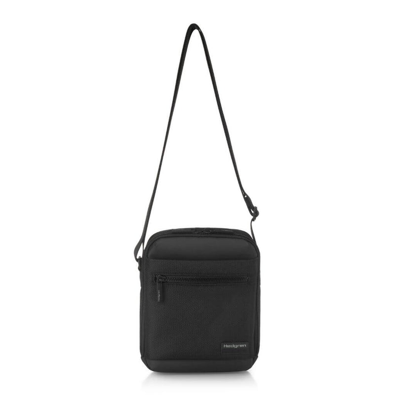 Hedgren App Crossbody Vertical 7" Pouch / Bag RFID Black - Love Luggage