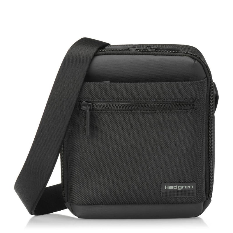 Hedgren App Crossbody Vertical 7" Pouch / Bag RFID Black - Love Luggage