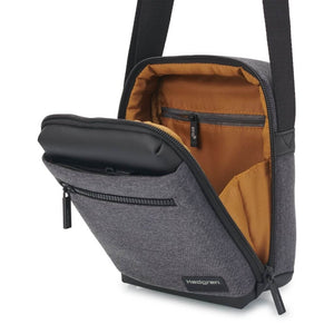 Hedgren App Crossbody Vertical 7" Pouch / Bag RFID Black - Love Luggage