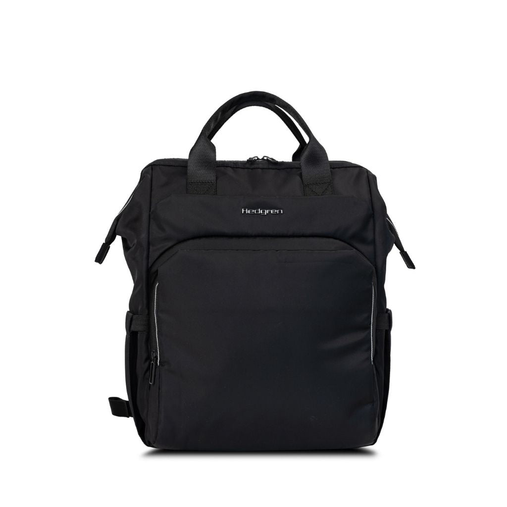 Hedgren Cherub Baby Backpack with Changing Mat Black - Love Luggage