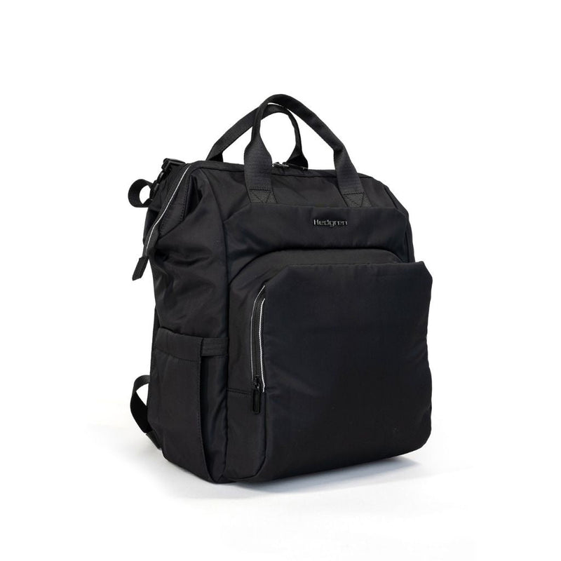 Hedgren Cherub Baby Backpack with Changing Mat Black - Love Luggage