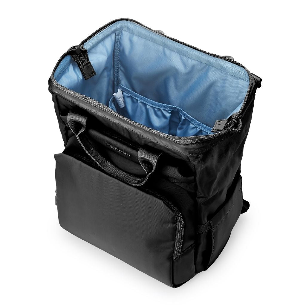 Hedgren Cherub Baby Backpack with Changing Mat Black - Love Luggage