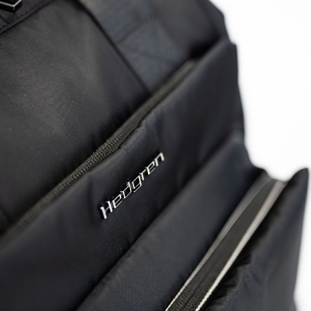 Hedgren Cherub Baby Backpack with Changing Mat Black - Love Luggage