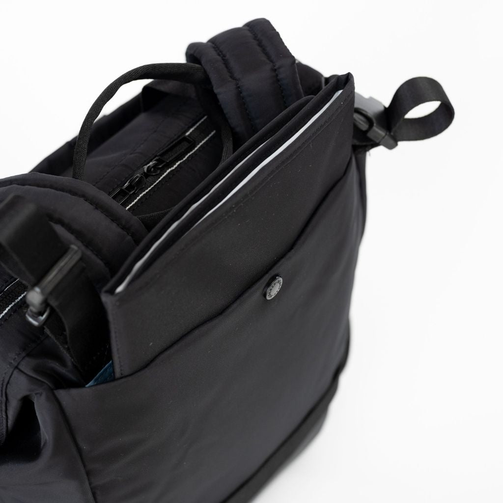 Hedgren Cherub Baby Backpack with Changing Mat Black - Love Luggage