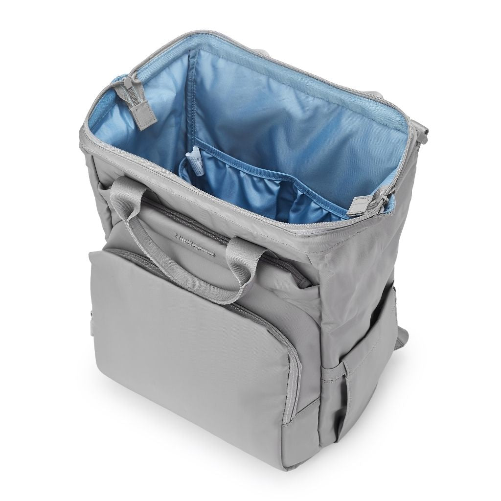 Hedgren Cherub Baby Backpack with Changing Mat Grey - Love Luggage