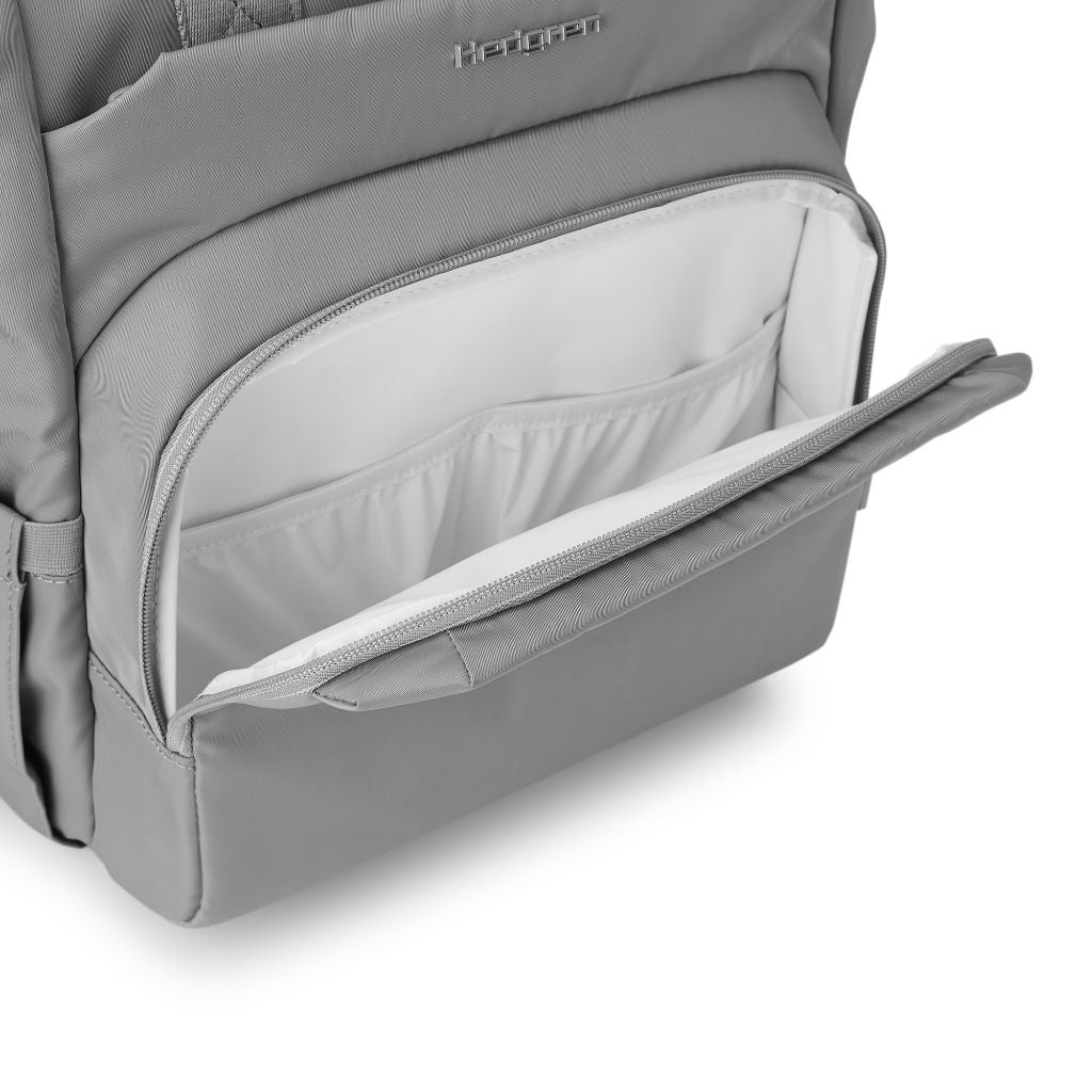 Hedgren Cherub Baby Backpack with Changing Mat Grey - Love Luggage