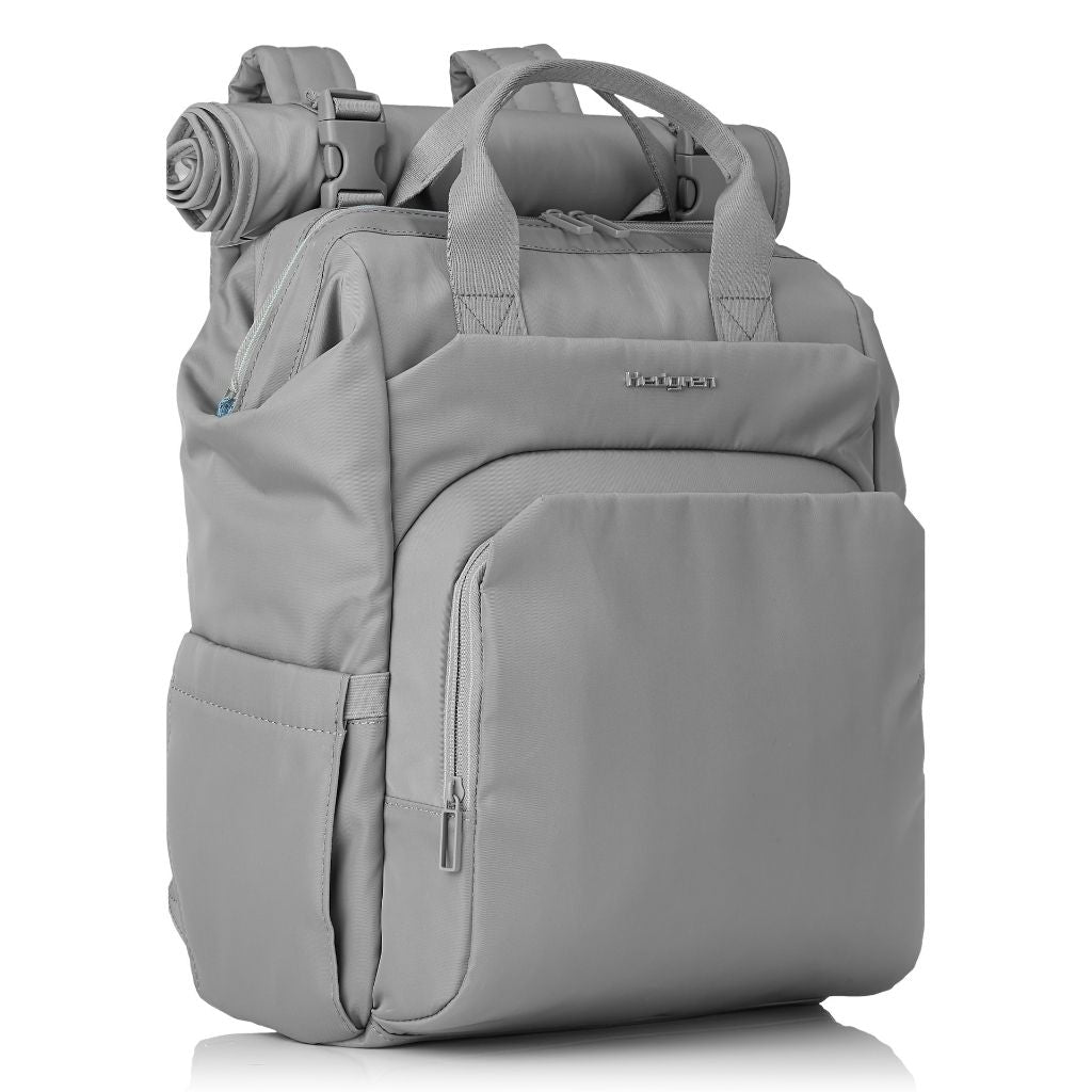 Hedgren Cherub Baby Backpack with Changing Mat Grey - Love Luggage
