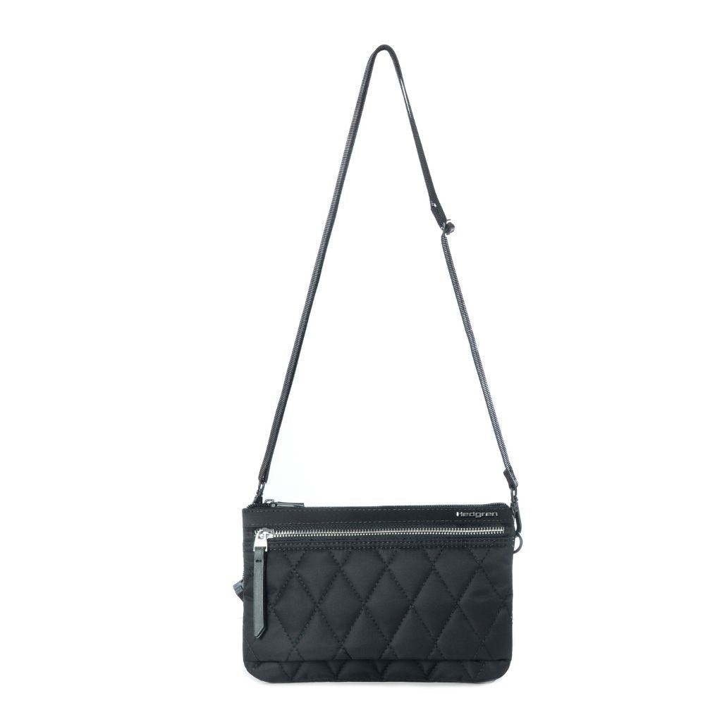 Hedgren Emma Crossbody Bag RFID Quilted Black - Love Luggage
