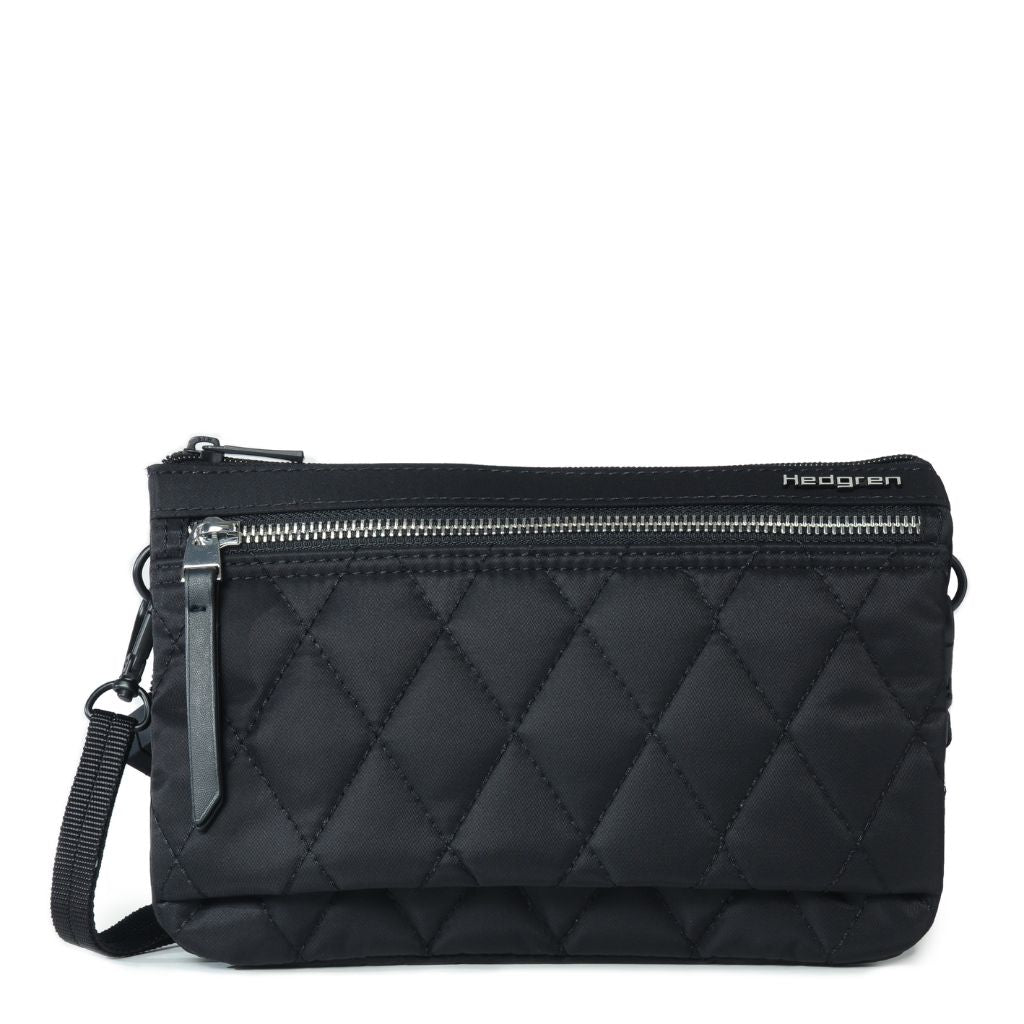Hedgren Emma Crossbody Bag RFID Quilted Black - Love Luggage