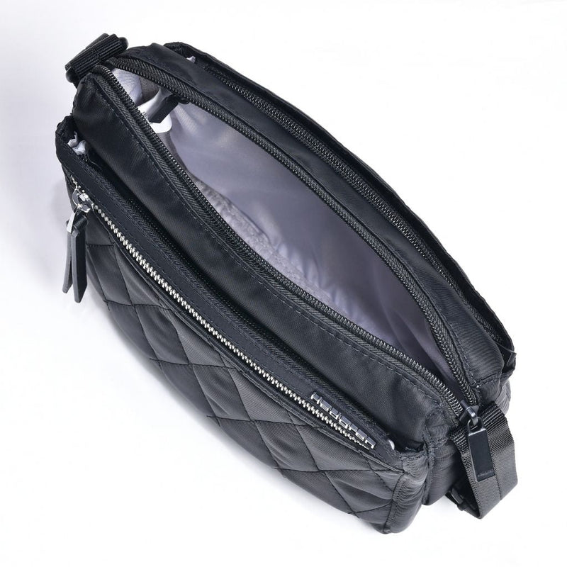 Hedgren Eye Crossbody Bag RFID Quilted Black - Love Luggage