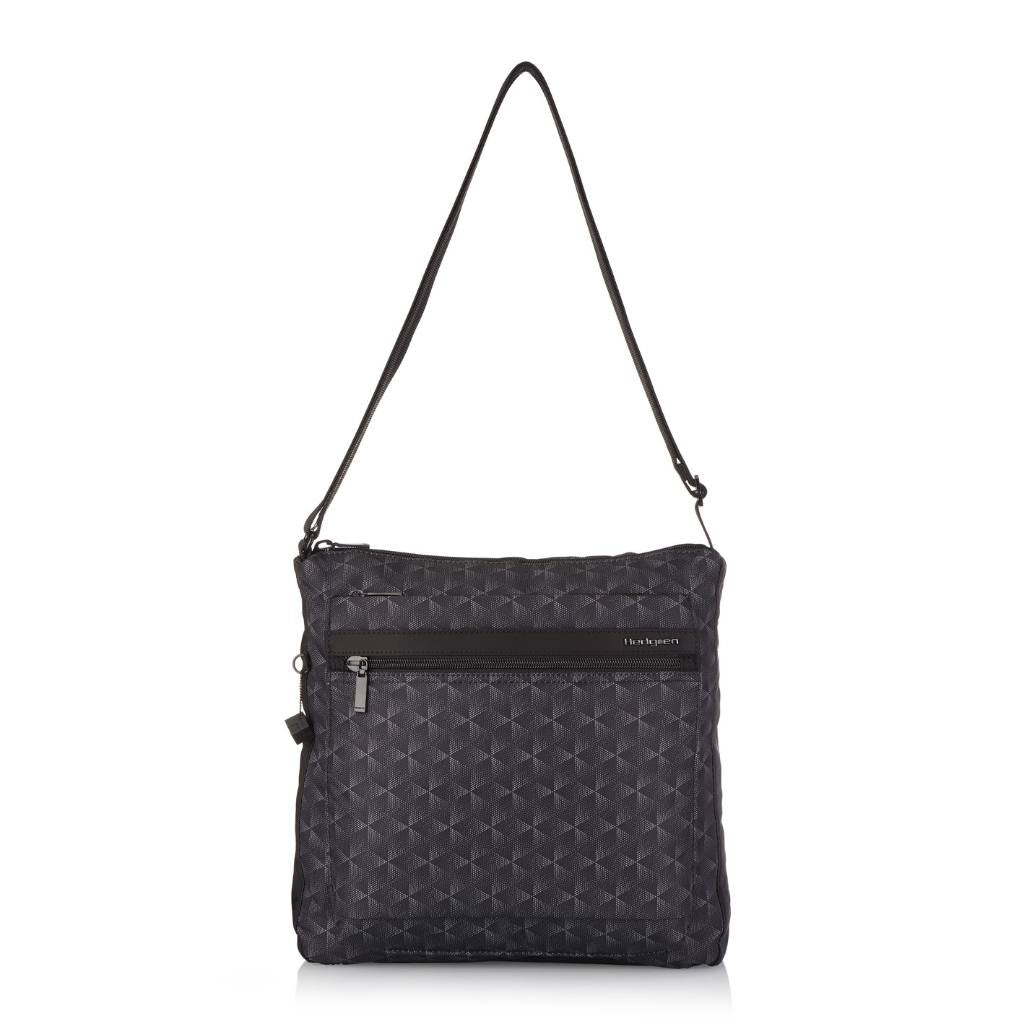 Hedgren Fanzine Vertical Crossbody RFID Bag Black - Love Luggage