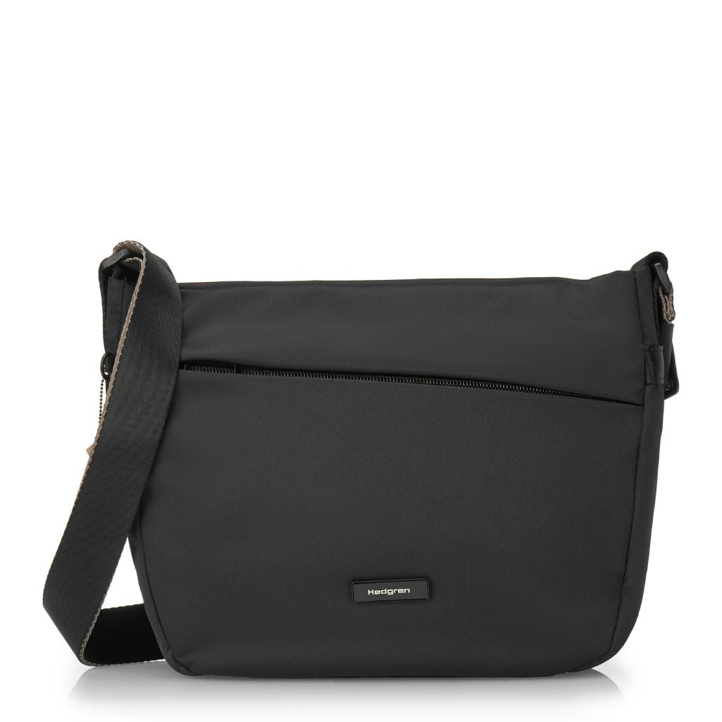 Hedgren Gravity Medium Crossbody Shoulder Bag - Black - Love Luggage