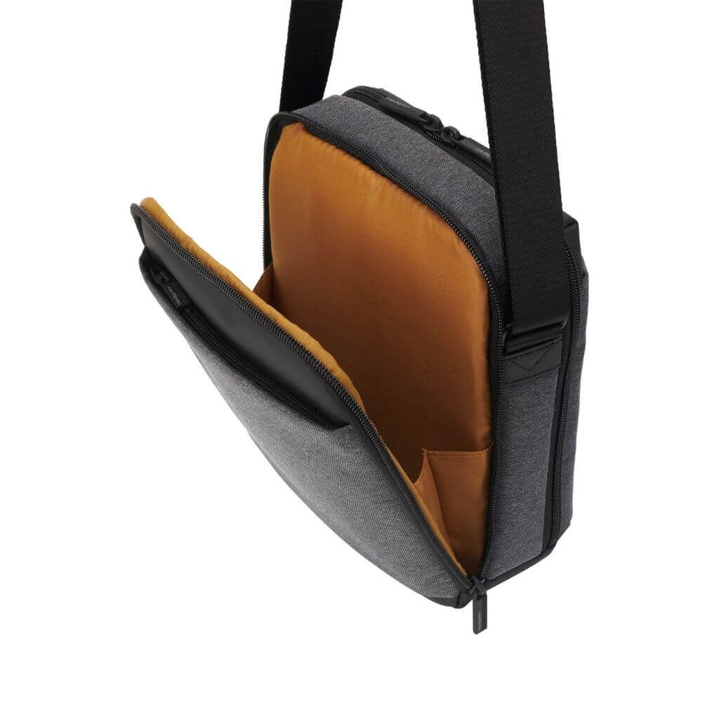 Hedgren Inc Crossbody Vertical 10" Pouch / Bag RFID Black - Love Luggage