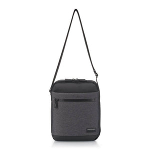 Hedgren Inc Crossbody Vertical 10" Pouch / Bag RFID Grey - Love Luggage